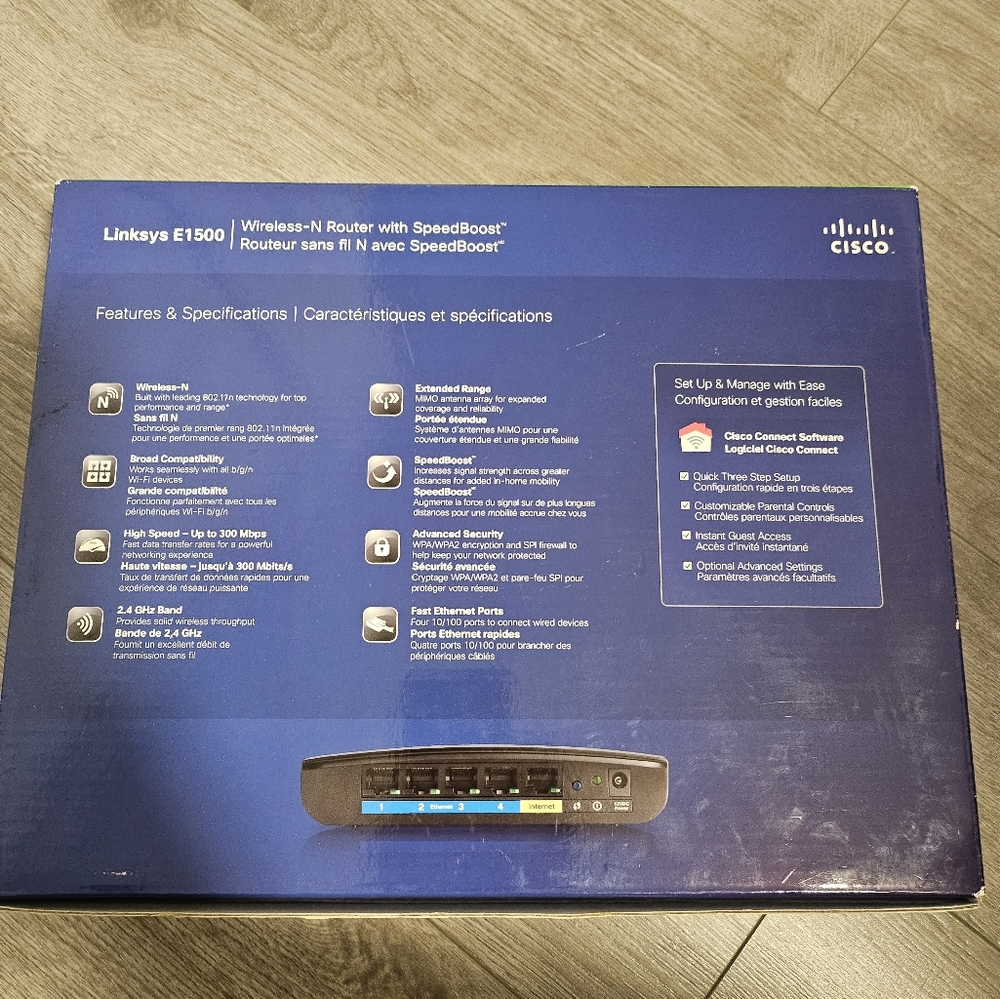 2 for $20 Linksys E1500 Router - Picture 2 of 3